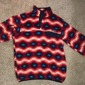 Patagonia fleece quarter snap sweatshirt